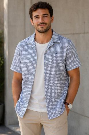CAMISA MERC MOD HALLAM AZUL